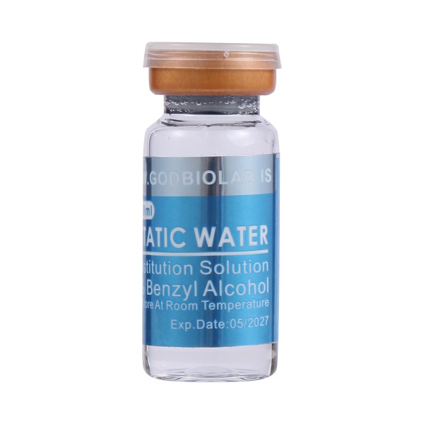 GOD BIOLAB  Bacteriostatic Water 1 pack of 5 vials (10ml* 5 vials)